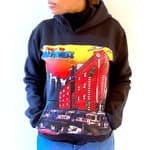 Sun Cut Flat - "Tried To Harmonize" Hoodie w/ Lyrics on Back (Black)